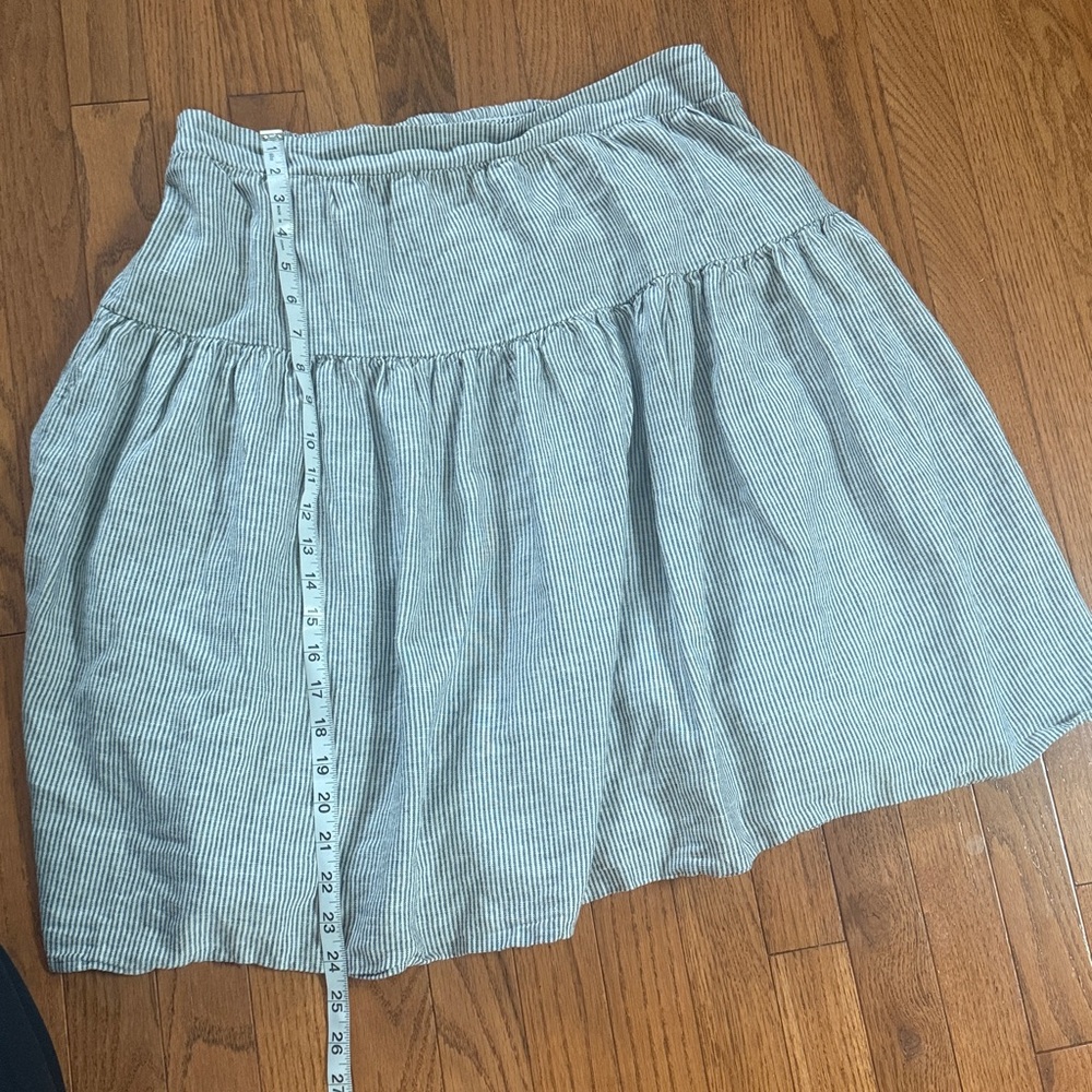 Caslon striped skirt